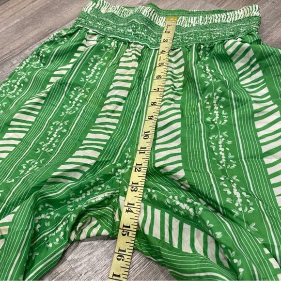Juan De Dios San Cipriano Silk Pants Green Size Small - Picture 5 of 11